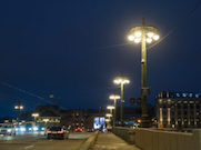 Освещение Сампсониевского моста в Санкт-Петербурге стало светодиодным