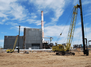 1000 свай вбиты в грунт под фундамент строящейся ПГУ на Сызранской ТЭЦ