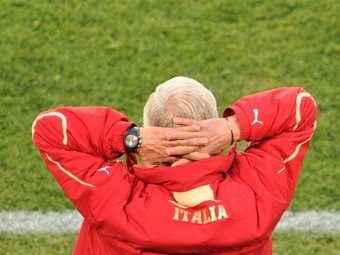 Сборная Италии не вышла из группы на чемпионате мира в ЮАР