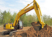 «Тракторные заводы» представили строителям новый экскаватор