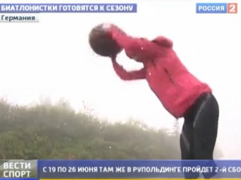 Российским биатлонисткам придумали упражнение 