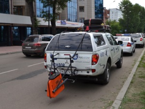 С помощью инновационного сканера Росатома проверили качество дорог Иркутска