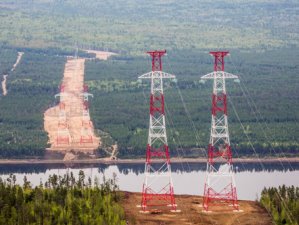 «ЦУП ВСТО» построило спецпереход ЛЭП 110 кВ через реку Ангара