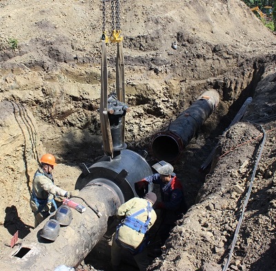 «Екатеринбурггаз» вложил в строительство газопровода высокого давления в обход п. Компрессорный 240 млн рублей