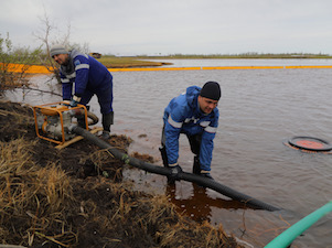 «Транснефть – Сибирь» помогает устранять последствия аварии в Красноярском крае