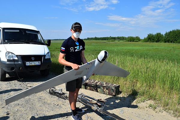 Нефтеюганские электросети испытывают российский беспилотник-мониторщик ZALA 421-16Е