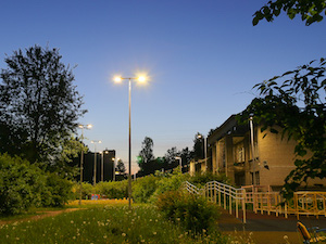 «Ленсвет» обновил наружное освещение в нескольких кварталах Московского района