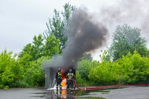 В Московской энергосистеме ликвидировали учебный низовой пожар в охранной зоне ЛЭП