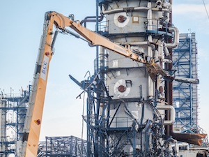 На Московском НПЗ демонтированы установки прошлого поколения