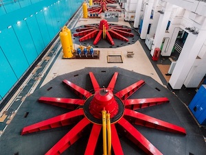 Крупнейшая ГЭС Европы модернизирует очередной гидроагрегат