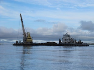 Изменение русла реки Хор в Хабаровском крае изменило глубину залегания подводного перехода ВСТО-2