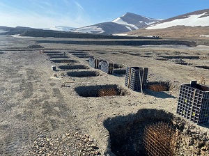 Для фундамента Черногорской ТЭЦ возле Норильска применят конструкцию со вклейкой арматуры в скальный массив