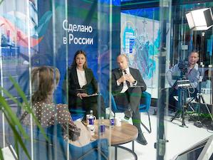Трансляция студии прямого эфира «Сделано в России» на ПМЭФ-2022 набрала более 2 млн просмотров