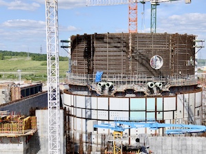 На Курской АЭС-2 смонтирован третий ярус внутренней защитной оболочки