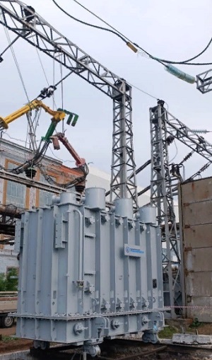 На Уфимской ТЭЦ-4 начали монтаж нового трансформатора 9 ГТ