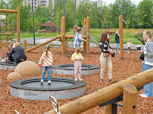 В Удомле при поддержке атомщиков благоустраивают главный городской парк