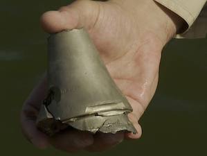 В брызгальном бассейне Запорожской АЭС обнаружен осколок от американского заряда