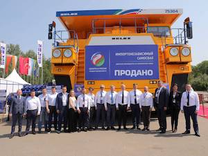 «Кузбассразрезуголь» первым в России получит 20 самосвалов БЕЛАЗ новой модели с российским двигателем