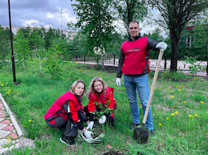 «Колмар» принял участие в Международной акции «Сад Памяти»