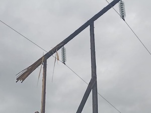 В Якутии удар молниии обесточил высоковольтную ЛЭП «Сунтар – Нюрба»