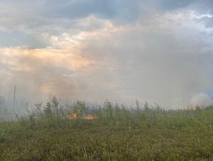 Лесной пожар в Якутии повредил опоры ЛЭП «Арбынцы»