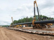 В Архангельской области построен участок подводного перехода нефтепровода через Вычегду