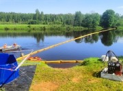 «Транснефть – Балтика» ликвидировала условный разлив нефти на реке Луге в Ленинградской области