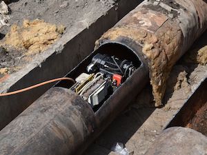 В Бийске впервые проводится внутритрубная диагностика теплосетей с применением роботов