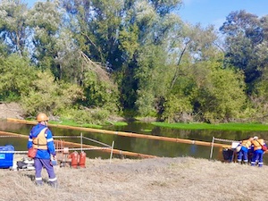 «Транснефть – Дружба» ликвидировала условный разлив нефти на реке Оке в Орловской области