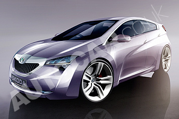 Skoda готовит 4-дверное купе