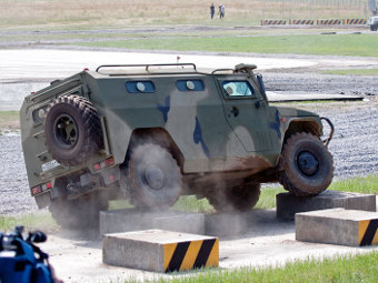 В Жуковском впервые показали новые бронемашины 