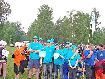 Института Сибгипрошахт принял участие в V городской Спартакиаде