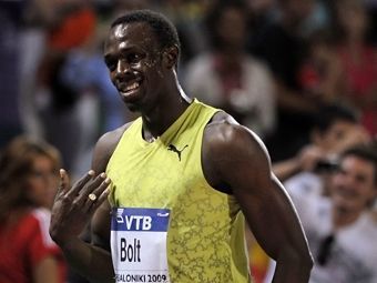 Усейн Болт решил попробовать себя в прыжках в длину