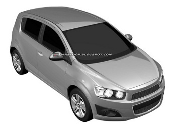 Появились изображения нового Chevrolet Aveo
