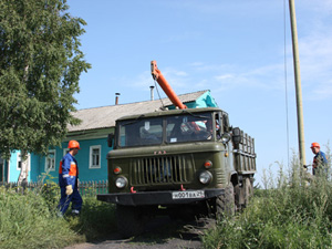 «Архэнерго» направляет тяжёлую технику на тушение пожаров