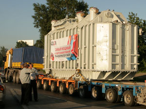 Самый мощный трансформатор СВЭЛ отгружен на подстанцию «Рябина»