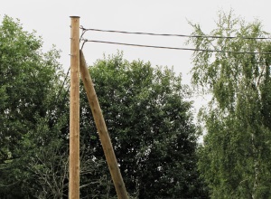 В приграничном карельском поселке Вяртсиля заканчивается ремонт ЛЭП