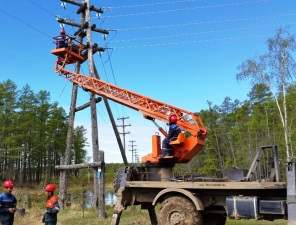Чурапчинский РЭС заменил 110 опор на ВЛ-35 кВ