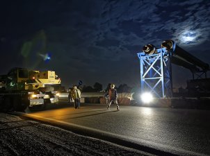 В Абакане смонтировали переход магистрального трубопровода к строящемуся микрорайону «Арбан»