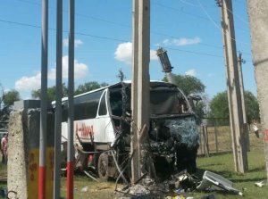 На Ставрополье рейсовый автобус «Буденновск – Москва» въехал в подстанцию 35 кВ «Бурлацкая»