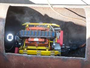 Екатеринбургская теплосетевая компания обследует тепломагистрали с помощью робота