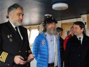 Атомный ледокол «50 лет Победы» Росатомфлота доставит на Северный полюс путешественника Федора Конюхова