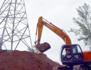 В Уфе поднята первая опора строящейся воздушно-кабельной ЛЭП 110 кВ