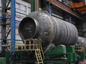 Петрозаводскмаш изготовил первый полукорпус емкости системы безопасности для Курской АЭС