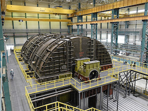 «Силовые машины» изготовили первую российскую тихоходную турбину для АЭС