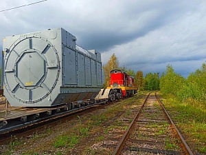 На Киришскую ГРЭС доставлен новой генератор для второй турбины ТЭЦ-части электростанции
