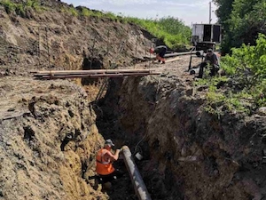 В Ростове-на-Дону для расширения моста перенесли трассу газопровода