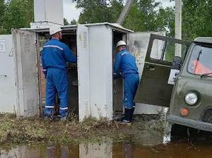 В зоне подтопления в Приамурье оказались более 2,5 тысяч опор ЛЭП