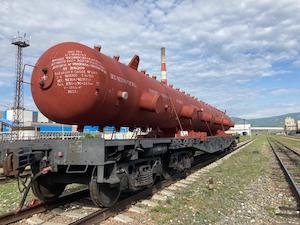 На Гусиноозёрскую ГРЭС доставлен барабан для котлоагрегата