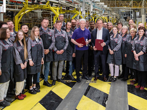 С конвейера завода «Москвич» до конца 2022 года сойдут 200 электромобилей